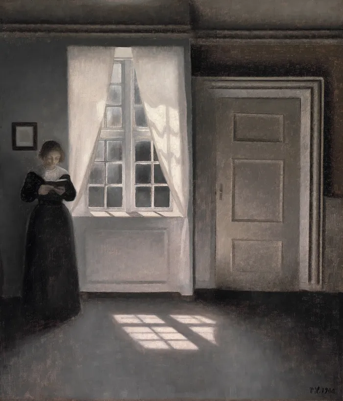В. Хаммерсхёй, «Страннгаде, 30», 1900. Иллюстрация, не пейзаж страны.